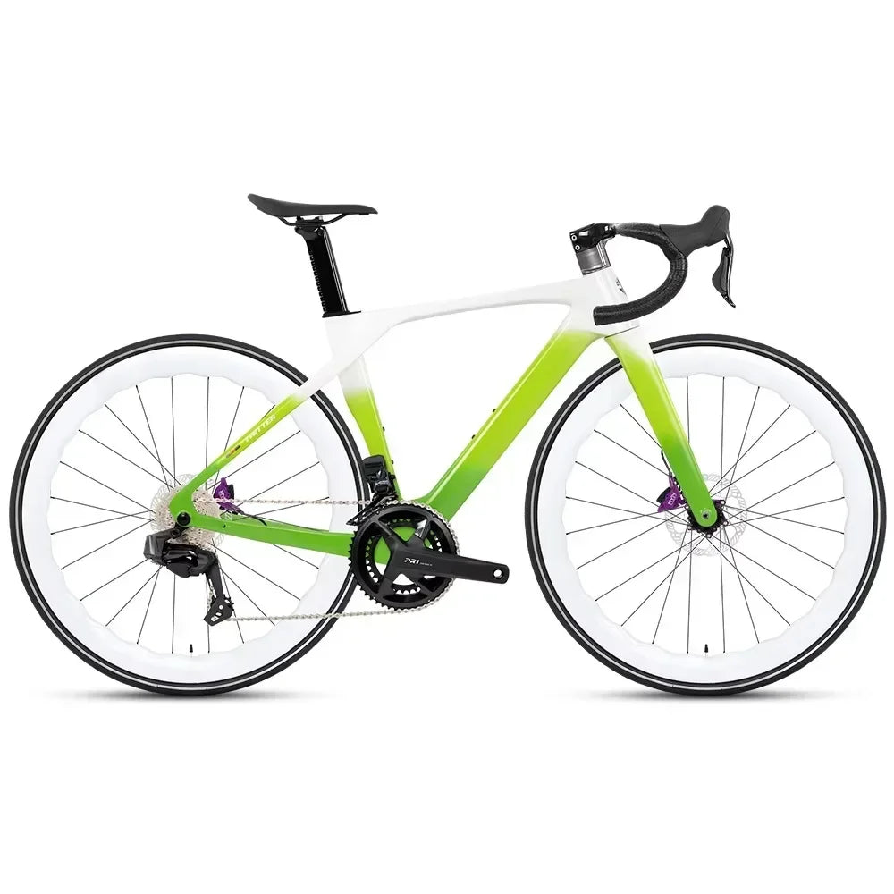 TWITTER T10pro Full Carbon Road Bike – EDS TX7100 24-Speed Electronic Shifting, 700C