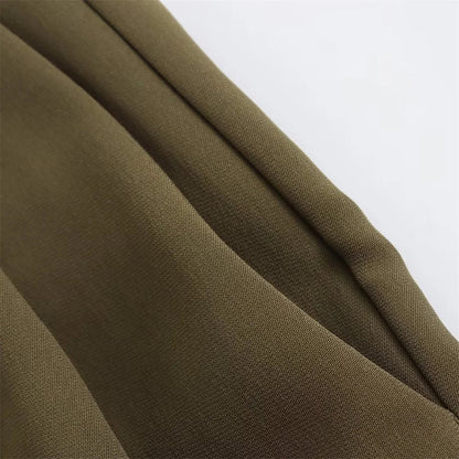 Autumn/Winter New Women's Wear New Fashion Style Slim Fit Short Tank Top Vest Wide Leg Pants Set
