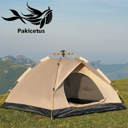 3-4 Person Automatic Pop-Up Camping Tent – Windproof, Waterproof, 4-Season Family Tent
