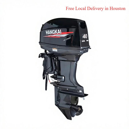 Hangkai 40HP Outboard Motor – 2-Stroke 703cc Water-Cooled Marine Petrol Engine for Fishing & Speed Boats