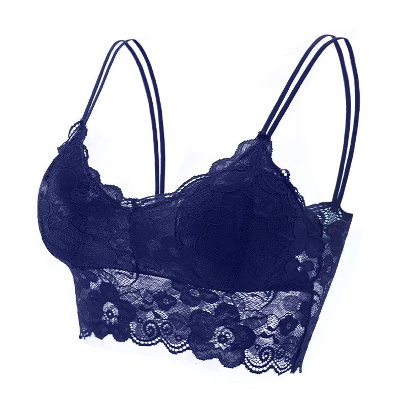 Fashion Women Bralette Bra Female Tops Hot Sale Female Lace Strap Wrapped Chest Shirt Top New Underwear Bras