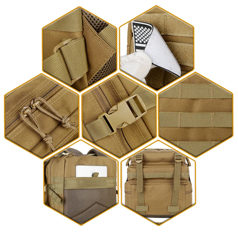 Men's Tactical Backpack – Outdoor Travel Bag for Camping, Hiking & Hunting