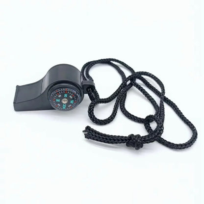3-in-1 Outdoor Emergency Whistle with Compass & Thermometer