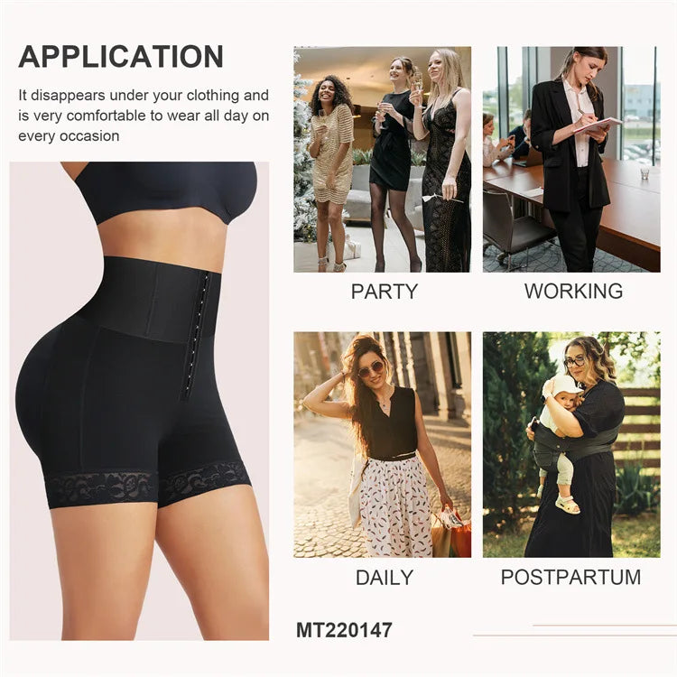 High Waist Body Shaper Panties Seamless Butt Lifter Compression Fajas Reducing Girdles Slimming Corset Shapewear Women Underwear