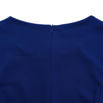 L-3XL Plus Size Elegant Midi Dress 2025 Spring Summer Women Office Lady Dress Casual 3/4 Sleeve Bandage Robe Oversize Dress