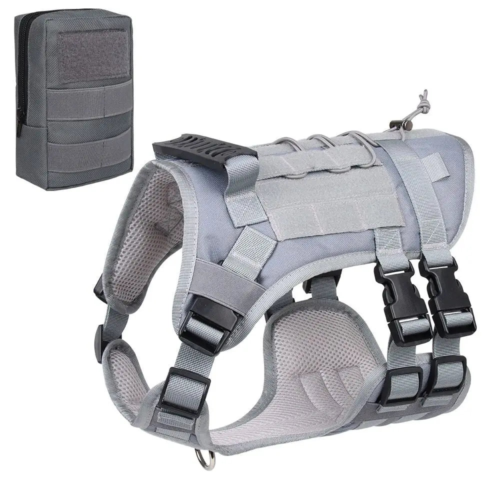 Tactical Dog Harness for Dogs No Pull Adjustable Pet Harness Working Training Easy Control Pet Vest Military Service Dog Harness
