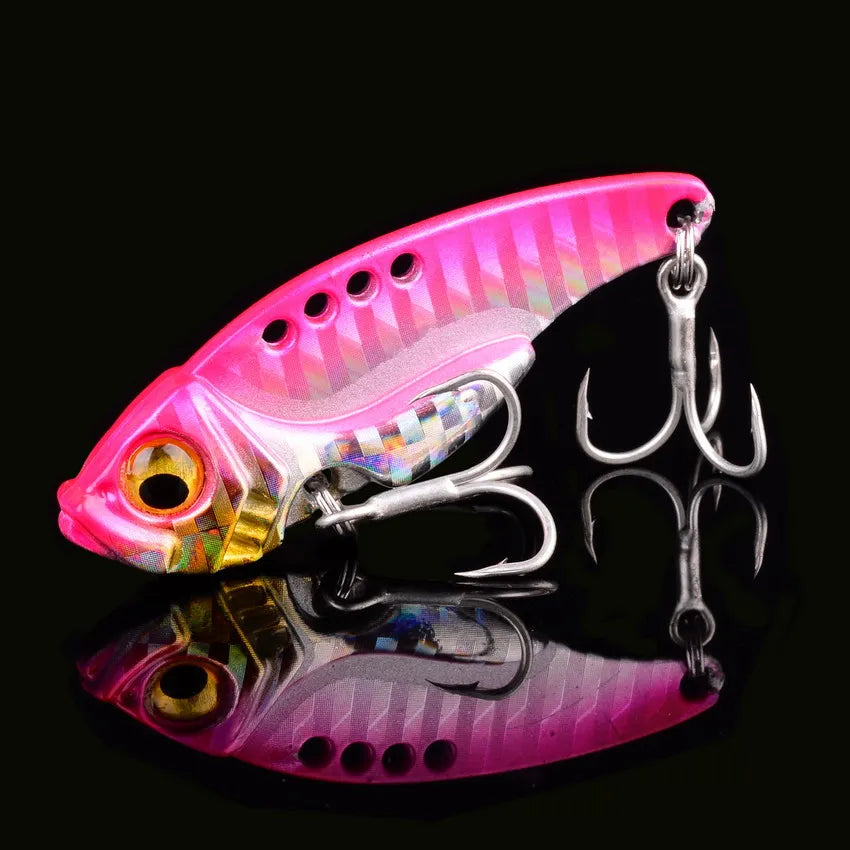 5pcs Metal VIB Fishing Lure Set – Vibration Spoon Hard Bait Crankbait Wobbler Swimbait Cicada 3/7/10/15/20g