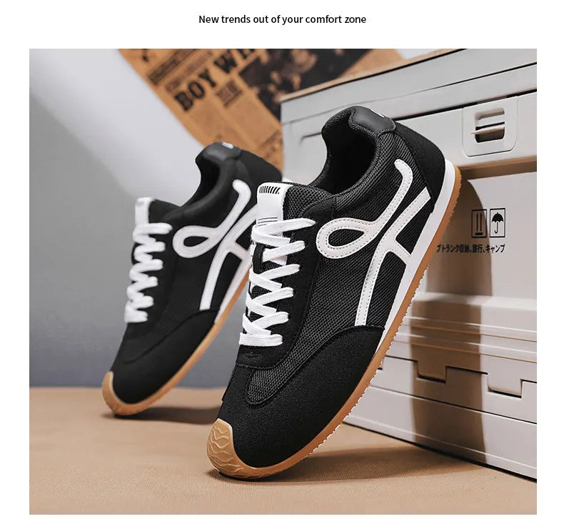 Men's Sporty Casual Shoes Summer 2025 New Model Large Size 45 Canvas Face Youth Student Breathable Leather plus Net Cloth