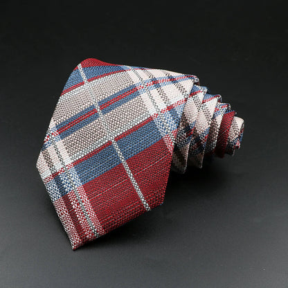8 cm Tie Gravatas Newest Design Woven 8 cm Silk Necktie Wedding Business Suit Accessories Blue Man Dot Fit Group Party Office