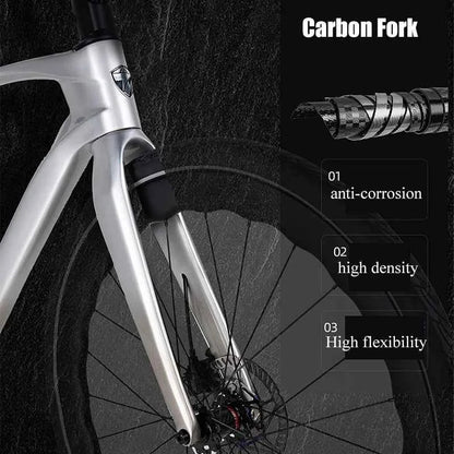 TWITTER Hot Selling V3 Gravel Bike 700X40C Carbon Fiber Road Bicycle RS-24 Speed Touring Bikes With Flat Handle For Men Women