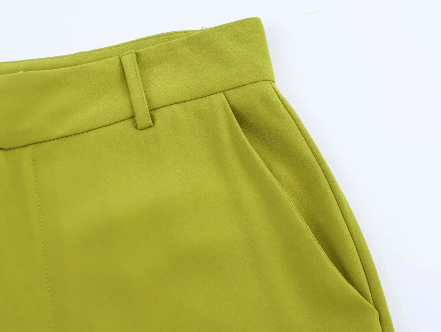 KONDALA 2025 Fall Winter Elegant Green Office Lady Suits Fashion Sashes Shrug Single Breasted Straight Blazers Chic Flare Pants