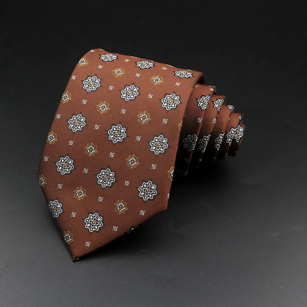 8 cm Tie Gravatas Newest Design Woven 8 cm Silk Necktie Wedding Business Suit Accessories Blue Man Dot Fit Group Party Office