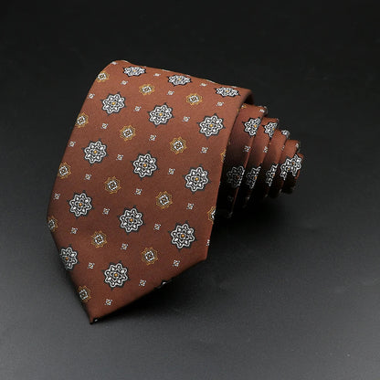 8 cm Tie Gravatas Newest Design Woven 8 cm Silk Necktie Wedding Business Suit Accessories Blue Man Dot Fit Group Party Office
