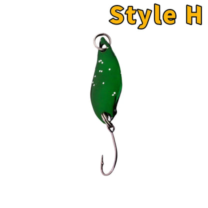 Metal Spoon Fishing Lure – Wobbler Jigging Bait, 2.5g/3.5g/5g, 12 Color Styles