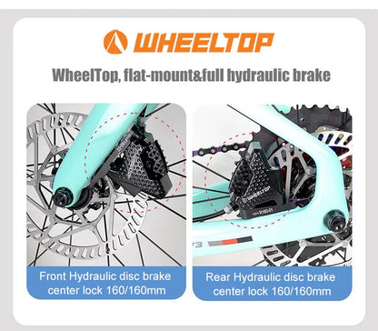 Twitter Carbon Wireless Gravel V3 Gravel Bike 700*40C WheelTop GEX-13S Electronic Road Disc Bicycle With 50mm Carbon Wheelsets
