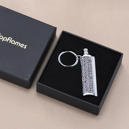 Vintage Permanent Lighter 10000Strikes Flint Metal Match Waterproof Reusable Fire Starter Portable Outdoor Camping Ignition Tool