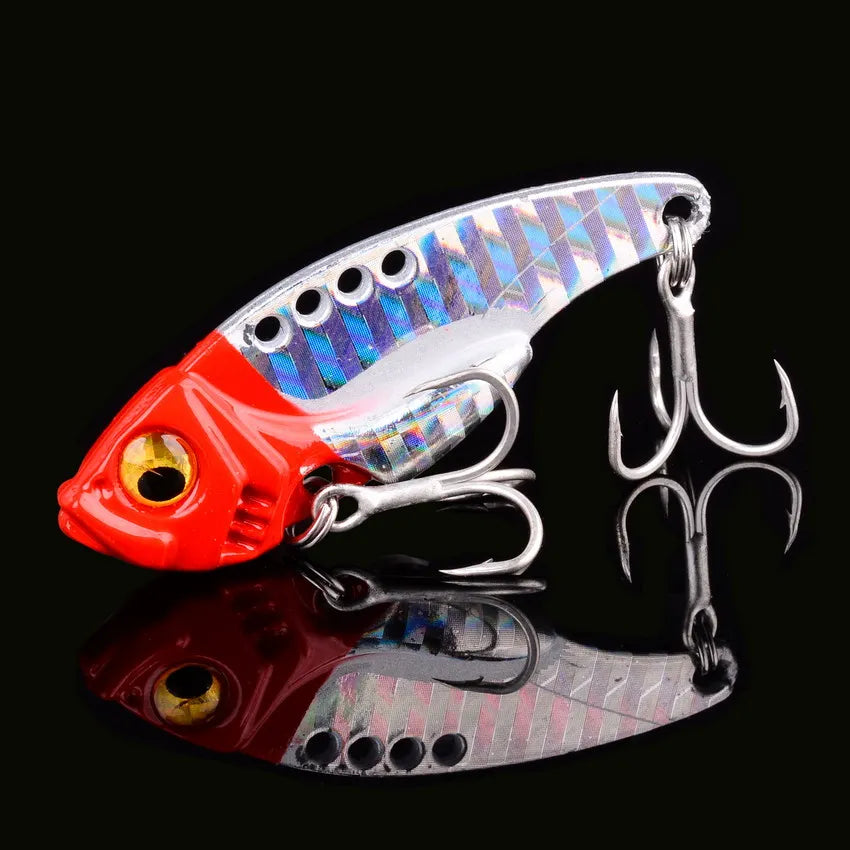 5pcs Metal VIB Fishing Lure Set – Vibration Spoon Hard Bait Crankbait Wobbler Swimbait Cicada 3/7/10/15/20g