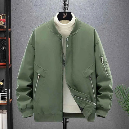 Men's Outdoor Sports and Leisure Windproof Breathable Thick Cotton Baseball Jacket Fashionable Cool Warm Cotton Jacket