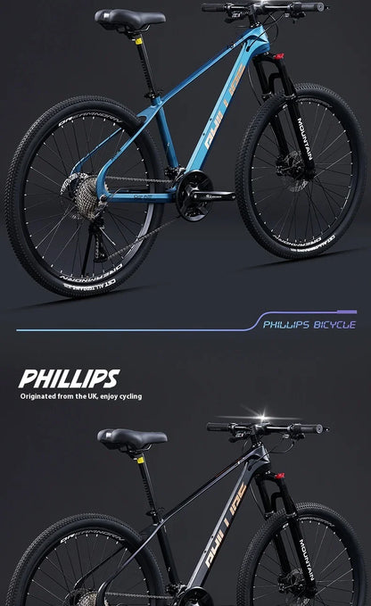 Magnesium Alloy26Inch mountain bike for adults men women, teenagers, and students33Speed Bike Disc Brake Shock Absorption