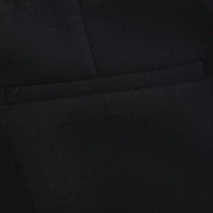 KONDALA 2026 Spring Summer Elegant Office Lady Solid Suits Fashion Slim Single Button Shrug Blazers Chic Zipper Flare Pants