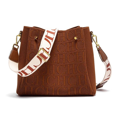 CH Crossbody Elegant Design Sense Letters Drawstring Design Brand Women's Bag Fashion Casual Hundred Women's Bag Crossbody