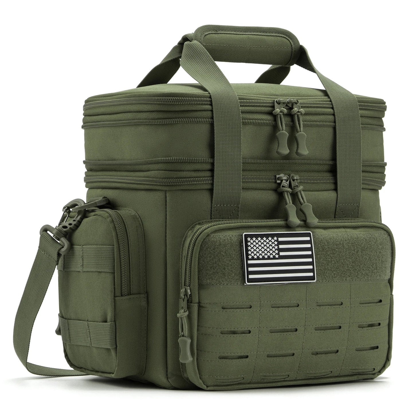 Men's Tactical Insulated Lunch Cooler Bag – Expandable 18L, Leak-Proof