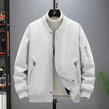 Men's Outdoor Sports and Leisure Windproof Breathable Thick Cotton Baseball Jacket Fashionable Cool Warm Cotton Jacket