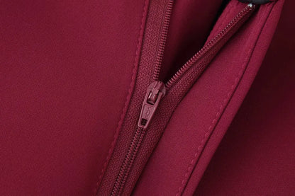 KONDALA 2025 Office Lady Fashion Slim Suits Single Breasted Feather Trim Blazer+Zipper Pockets Long Pants Fashion Female Suit