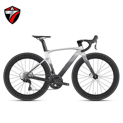 TWITTER Cyclone RS Full Carbon Road Bike – Shimano 105 24-Speed with Hydraulic Disc Brakes