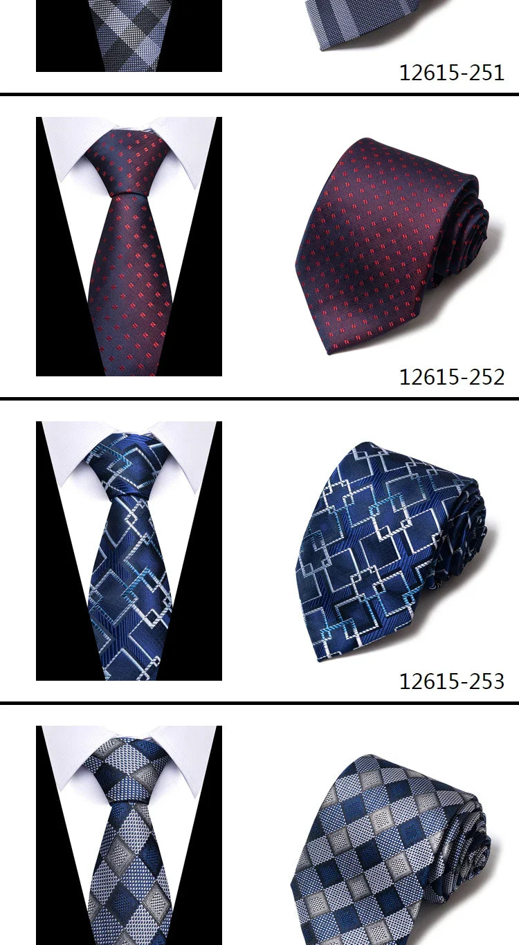 Mix Colors Wholesale 2023 New Style Tie Solid Red Suit Accessories Men Fit Business Tie Men Necktie Cravat