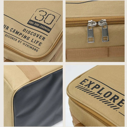 Outdoor folding storage box, picnic camping storage box, tableware, kitchenware,    large capacity