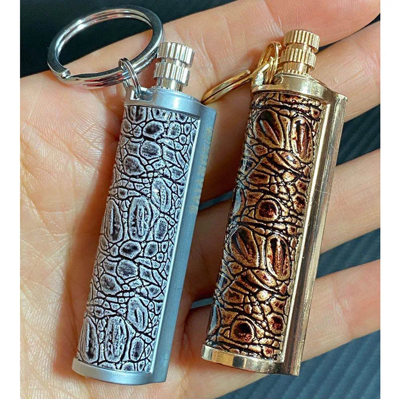 Vintage Permanent Lighter 10000Strikes Flint Metal Match Waterproof Reusable Fire Starter Portable Outdoor Camping Ignition Tool