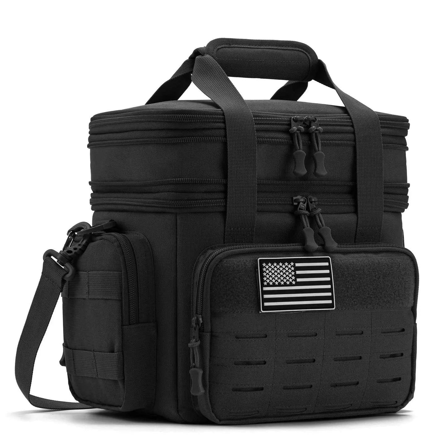 Men's Tactical Insulated Lunch Cooler Bag – Expandable 18L, Leak-Proof