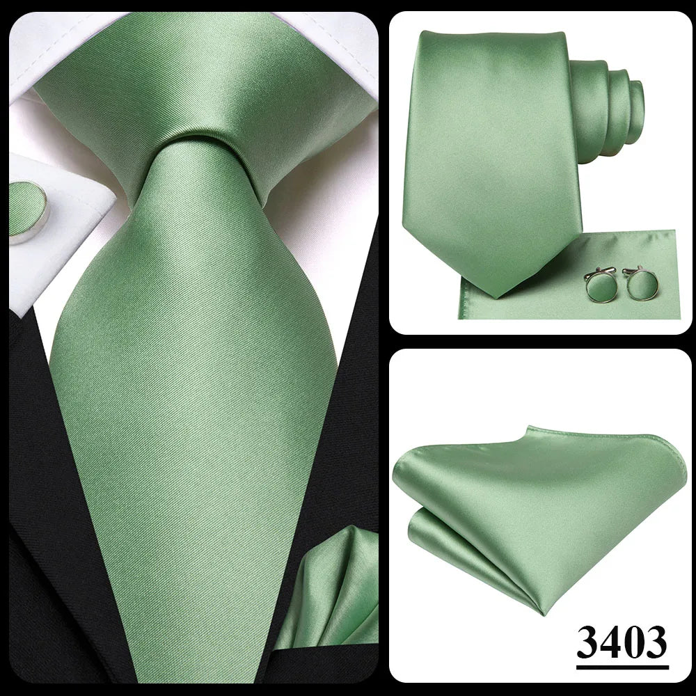Hi-Tie 8.5cm Business Black Solid Paisley 100% Silk Men's Tie Neck Strip Ties for Men Formal Luxury Wedding Neckties Gravatas