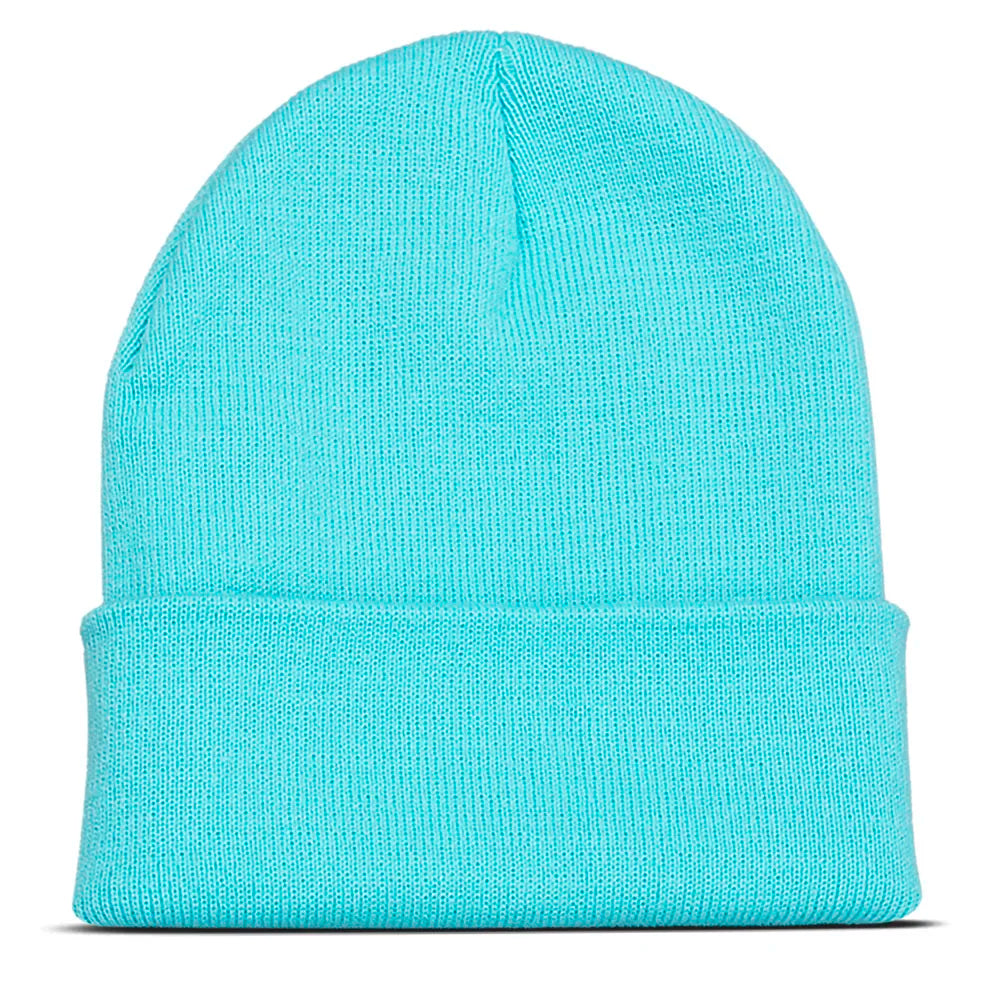 Custom Embroidery Design Logo Text Name Beanies Hats for Men Women Warm Winter Knit Cuff Beanie Cap Wholesale Dropshipping
