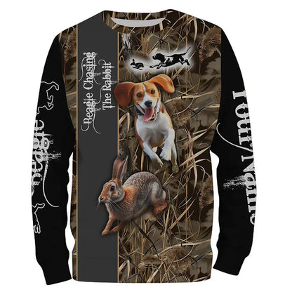 Men's 3D Wild Boar Camo Hunting T-Shirt – Long Sleeve Streetwear Tee