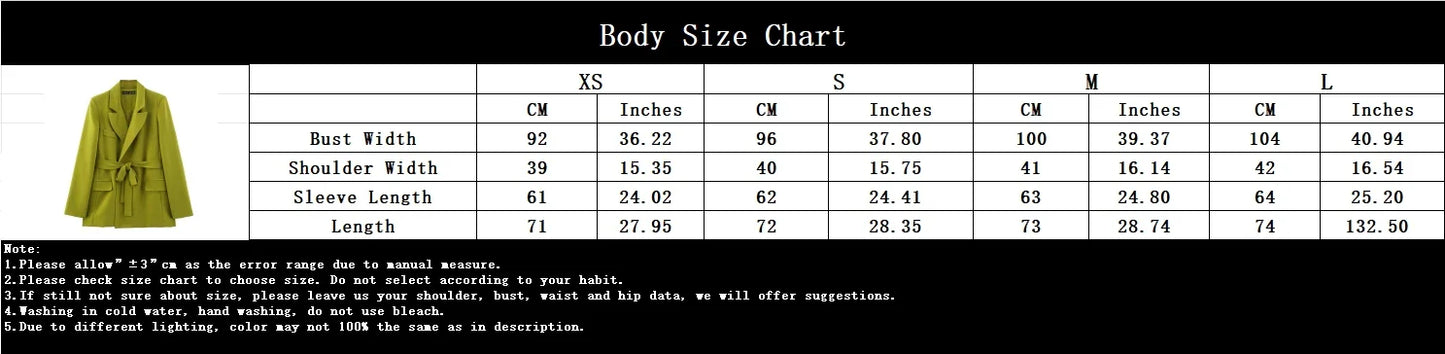 KONDALA 2025 Fall Winter Elegant Green Office Lady Suits Fashion Sashes Shrug Single Breasted Straight Blazers Chic Flare Pants