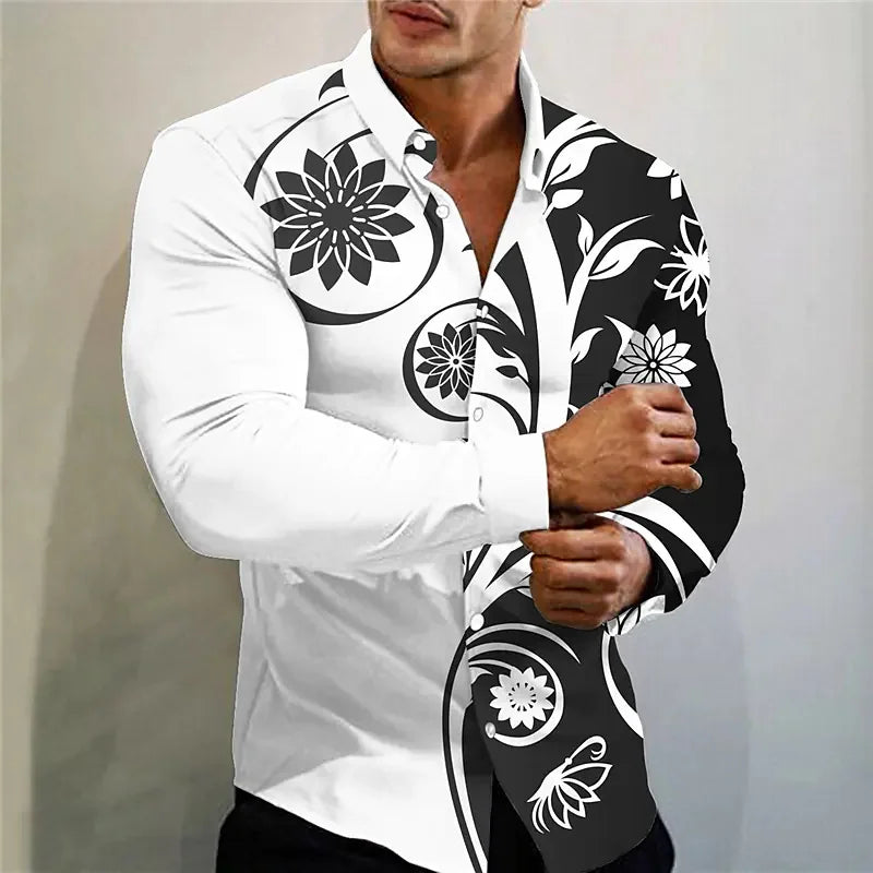 Men's casual shirts are fashionable, elegant, comfortable, slim and loose 2024 men's tops lightweight sports outdoor shirts
