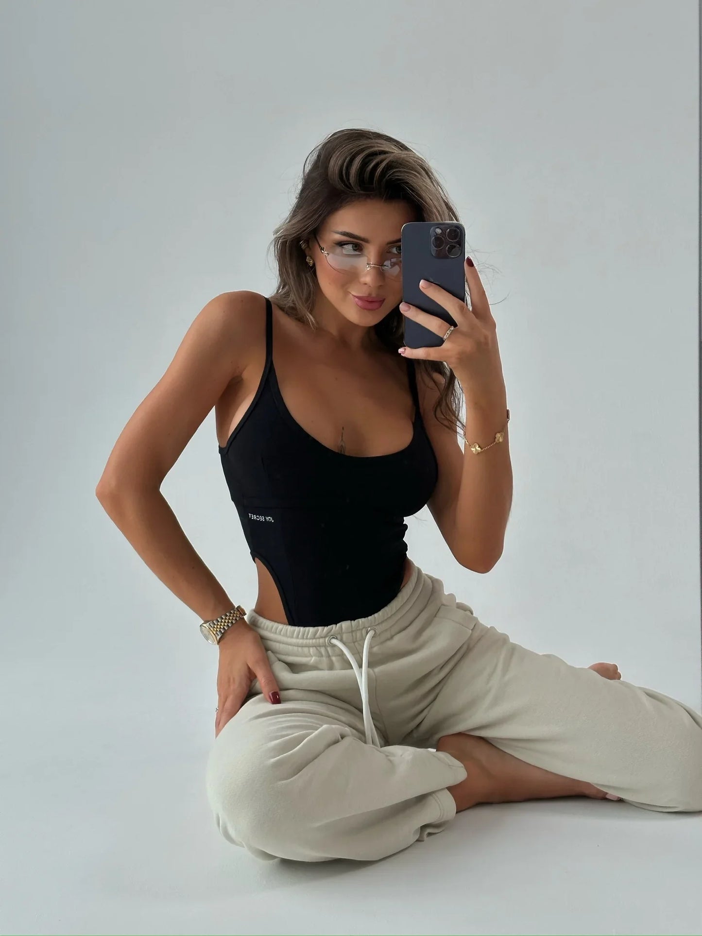 2024 Summer Sexy Bodysuits Women Slim Fashion Spaghetti Straps Skinny Bodycon Solid Color Rompers Club Women Bodysuits Female