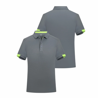 ZXL Quick-drying Sports Polo Shirt Custom Logo  Company Brand Design Print Embroidery Breathable Lapel Short Sleeve Polo Shirts