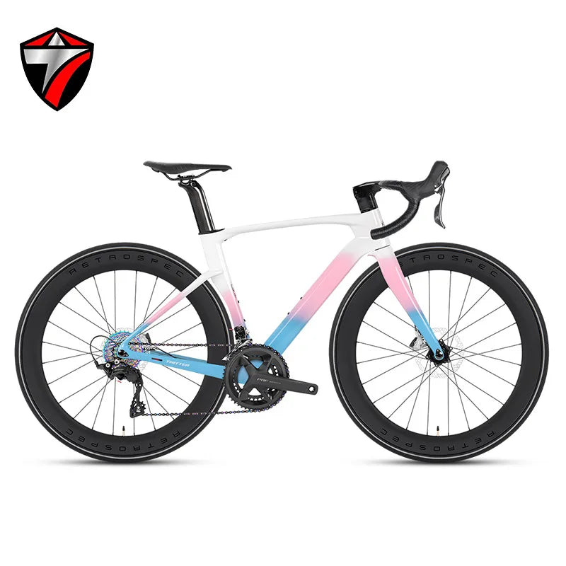 TWITTER Cyclone RS Full Carbon Road Bike – Shimano 105 24-Speed with Hydraulic Disc Brakes