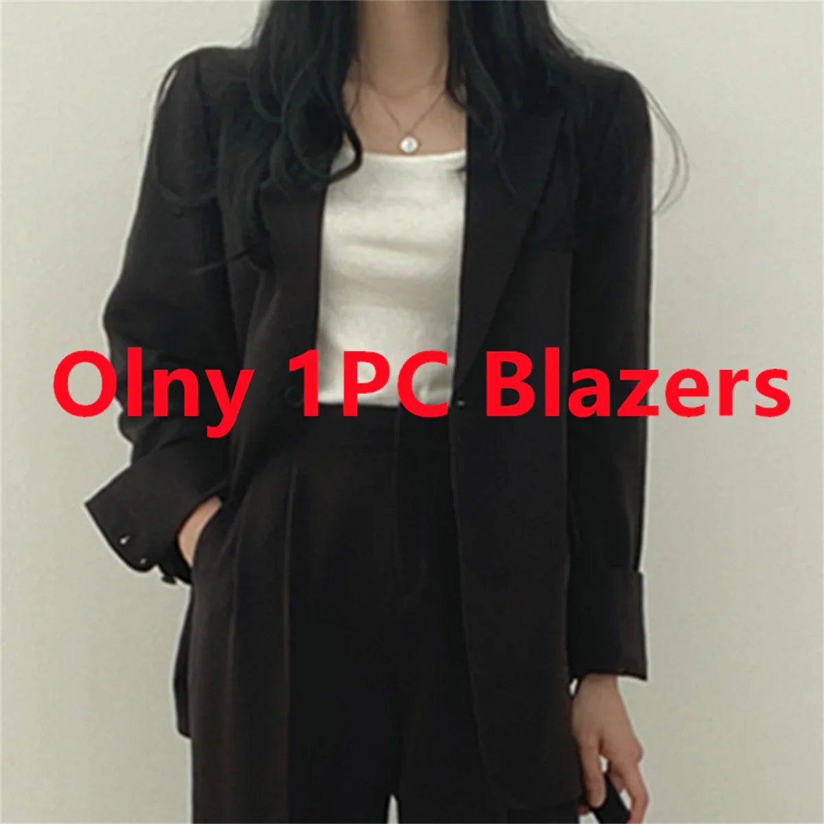 2026 Spring New Women's Clothing Suit Jacket Casual Pants Set Wide Leg Suit Pants Elegant Office Lady Business Suit Set Blazers