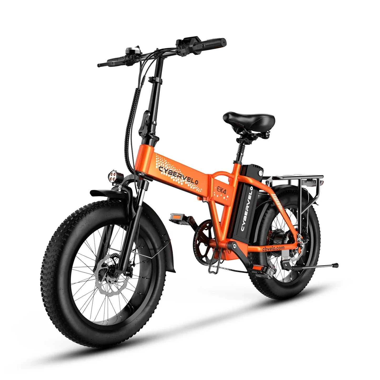 1000W Folding Electric Bike – 48V 20.8AH, 30+MPH, 80+ Miles, 20" Fat Tire, 7-Speed