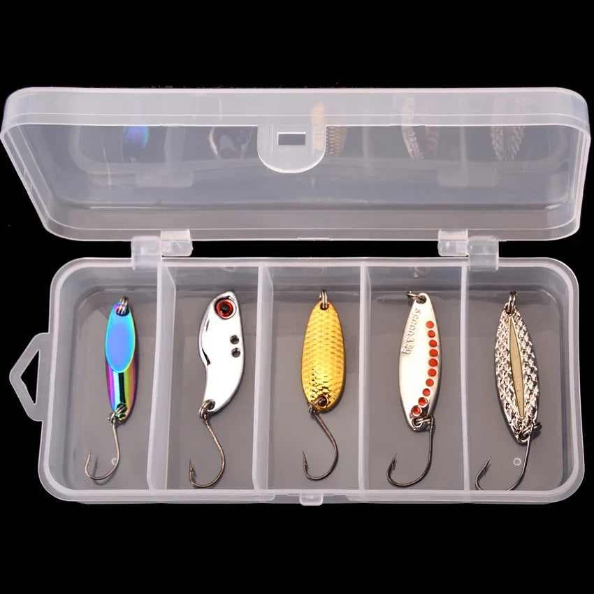 5pcs Metal VIB Wobbler Fishing Lure Set – 3g/10g/15g Sinking Hard Bait for Sea & Freshwater Fishing
