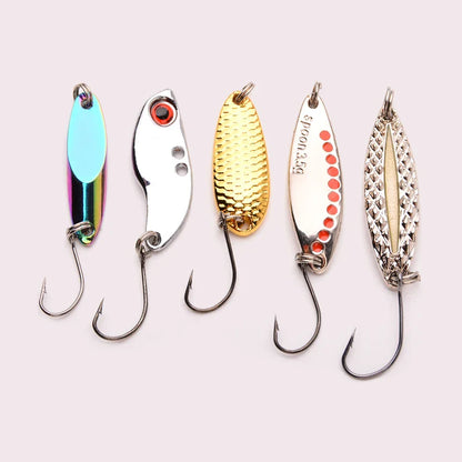 5pcs Metal VIB Wobbler Fishing Lure Set – 3g/10g/15g Sinking Hard Bait for Sea & Freshwater Fishing