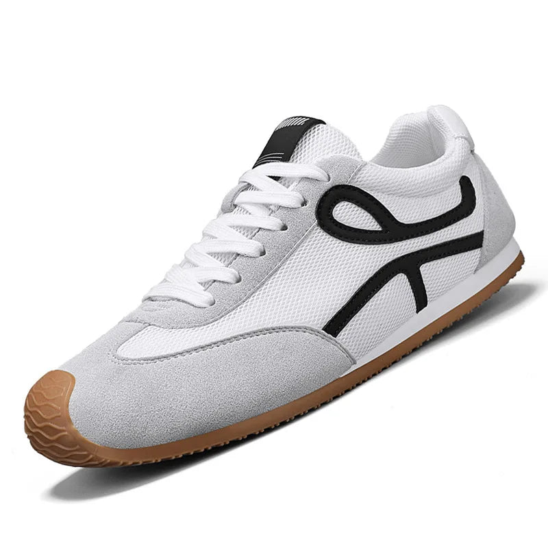 Men's Sporty Casual Shoes Summer 2025 New Model Large Size 45 Canvas Face Youth Student Breathable Leather plus Net Cloth