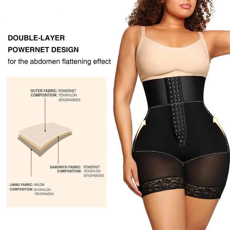 High Waist Body Shaper Panties Seamless Butt Lifter Compression Fajas Reducing Girdles Slimming Corset Shapewear Women Underwear