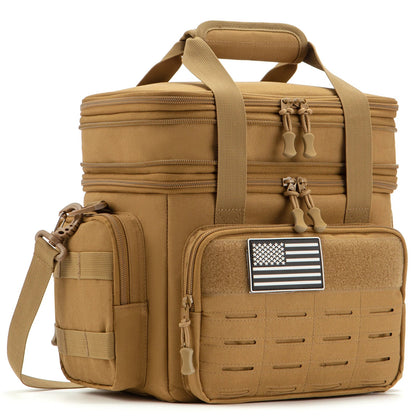 Men's Tactical Insulated Lunch Cooler Bag – Expandable 18L, Leak-Proof