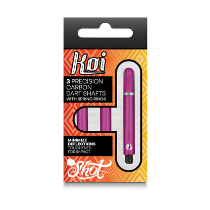 SHOT - Koi CARBON Dart Shafts - Pink