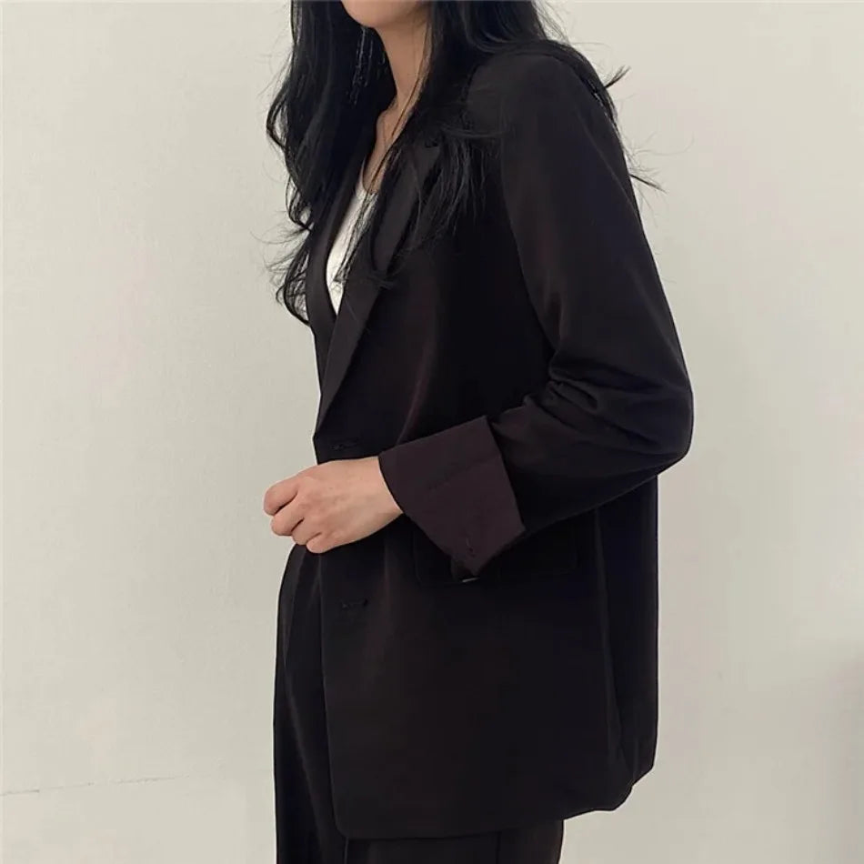 Spring Autumn New in Women's High Waist Loose Luxury Casual Set Pants Fashionable Elegant Comfortable Straight Leg Pants
